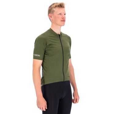Fusion C3 Cycling Jersey groen Unisex 