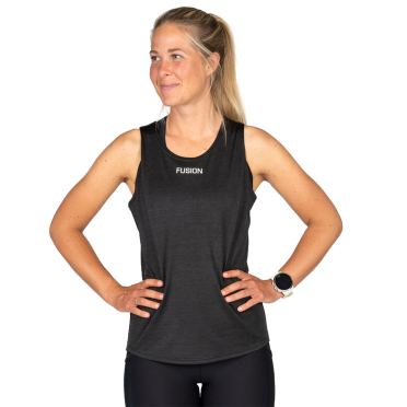 Fusion C3 Singlet zwart dames 