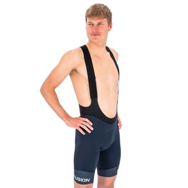 Fusion C3 Bib Shorts donkerblauw heren 