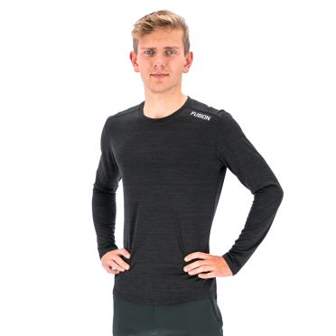 Fusion C3 LS Shirt zwart heren 