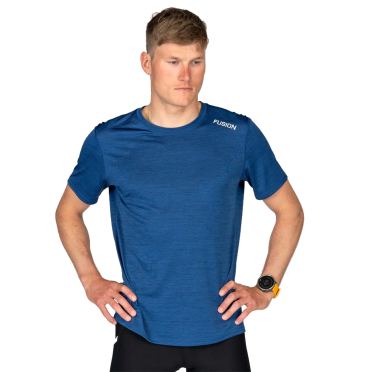 Fusion C3 T-shirt blauw heren 