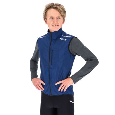 Fusion S1 Run Vest donkerblauw heren 