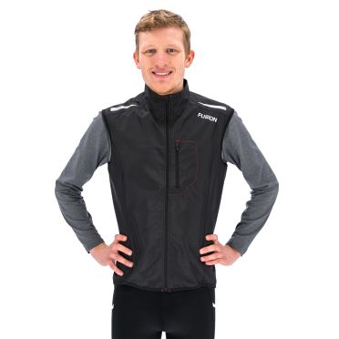 Fusion S1 Run Vest zwart heren 