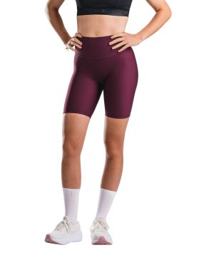 Fusion High Rise Short Tights bordeaux dames 