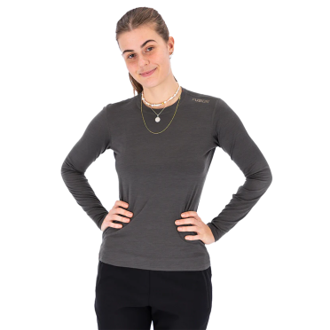 Fusion Merino 150 LS Shirt grijs dames 