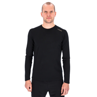 Fusion Merino 220 LS Shirt zwart heren 