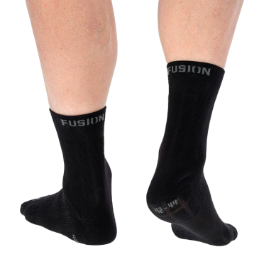 Fusion Run Socks zwart Unisex 
