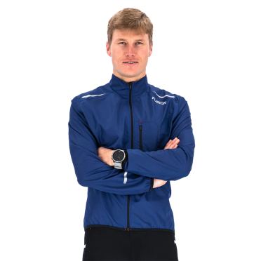 Fusion S1 Run Jacket donkerblauw heren 