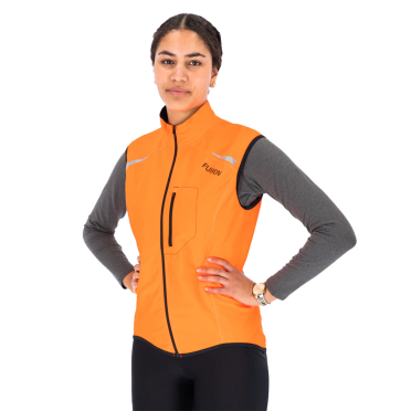 Fusion S1 Run Vest oranje dames 