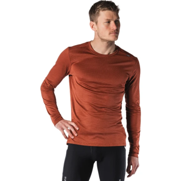 Fusion Technical Merino 150 LS Shirt rust heren 