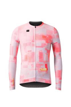 Gobik Vanquish Flamingo fietsshirt lange mouw unisex 