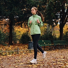 Hardlopen in laagjes tijdens herfst en winter
