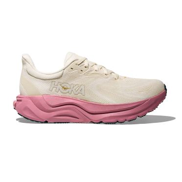 Hoka Arahi 8 hardloopschoenen Alabaster/Lingoberry dames 