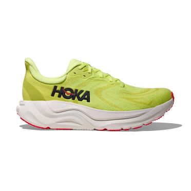 Hoka Arahi 8 hardloopschoenen Neon Yuzu/Neon Flame WIDE heren 