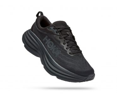 Hoka Bondi 8 hardloopschoenen zwart dames 