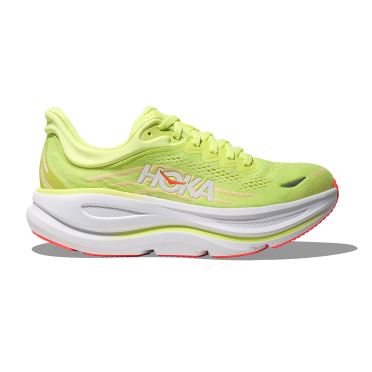 Hoka Bondi 9 hardloopschoenen Neon Yuzu/Sunlight dames 