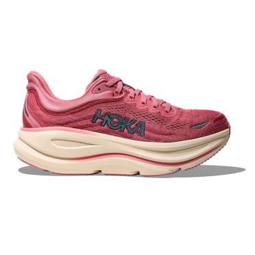 Hoka Bondi 9 hardloopschoenen Lingonberry/Cranberry WIDE dames 