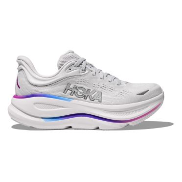 Hoka Bondi 9 WIDE hardloopschoenen wit dames