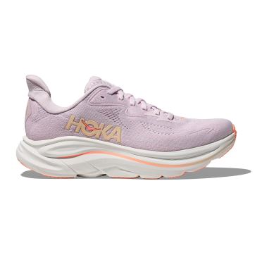 Hoka Clifton 10 hardloopschoenen Lilac Cream/Tangerine Glow dames 