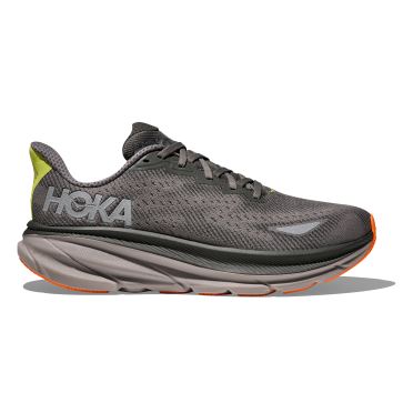 Hoka Clifton 9 GTX hardloopschoenen Asphalt Grey/Gravel heren