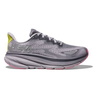Hoka Clifton 9 GTX hardloopschoenen Grey Skies/Foggy Grey dames