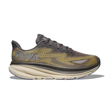 Hoka Clifton 9 GTX hardloopschoenen Gravel/Eggshell heren 