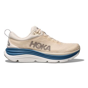 Hoka Gaviota 5 hardloopschoenen Birch/Foggy Night heren