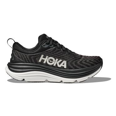 Hoka Gaviota 5 hardloopschoenen Black/White heren