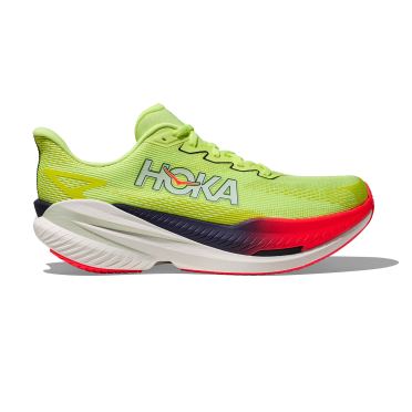 Hoka Mach X 3 hardloopschoenen Neon Yuzu/Squid Ink heren 