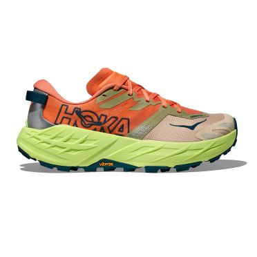 Hoka Speedgoat 7 hardloopschoenen Persimmon/Neon Yuzu dames 