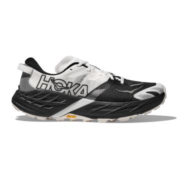 Hoka Speedgoat 7 hardloopschoenen Black/White heren 