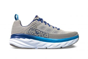 Hoka One One Bondi 6 wide hardloopschoenen blauw/grijs heren