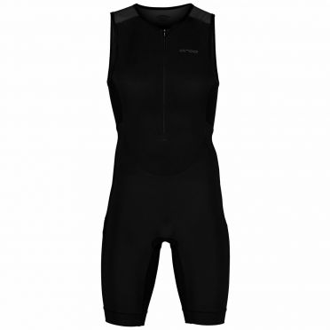 Orca Athlex race trisuit mouwloos zwart/zilver heren 