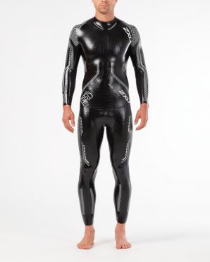 2XU Propel pro LS wetsuit zwart/zilver heren demo maat M 