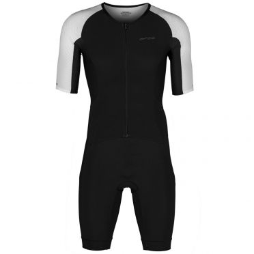 Orca Athlex Aero race trisuit korte mouw zwart/wit heren 