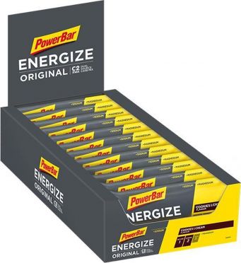 Powerbar Energize bar energiereep cookies & cream 15 x 55 gram 