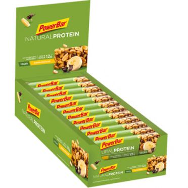 Powerbar Natural protein bar banaan chocolade 24 x 40 gram 