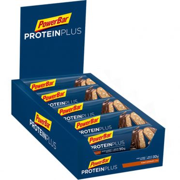 Powerbar Protein plus 33% bar chocolade pinda 10 x 90 gram 