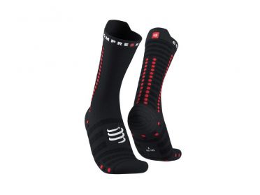 Compressport Pro racing v4.0 ultralight high cut hardloopsokken zwart 