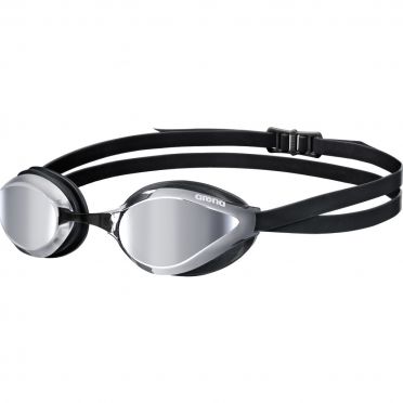 Arena Python mirror zwembril zilver/zwart 