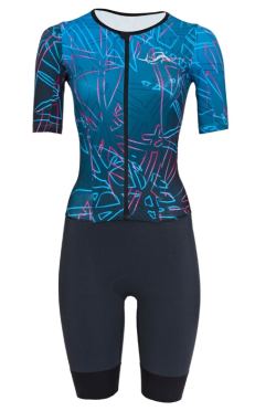 Sailfish Aerosuit perform trisuit korte mouw anthraciet dames 