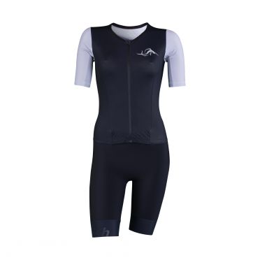 Sailfish Aerosuit perform trisuit korte mouw zwart dames 