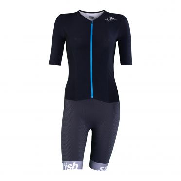 Sailfish Aerosuit pro trisuit korte mouw zwart dames 