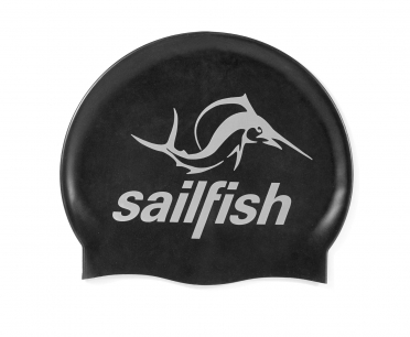 Sailfish Siliconen swimcap zwart 