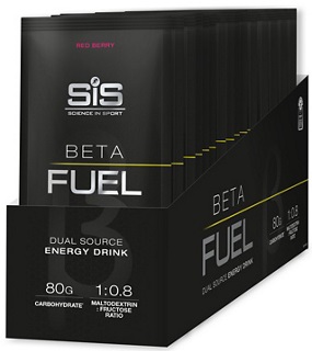 SIS Beta Fuel Rode Bes energydrink sachet 15 stuks 