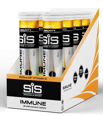 SIS Go Immune sportdrank Sinaasappel 8 x 20 tabletten 