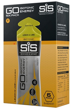 SIS GO Isotonic energiegel Citroen en Limoen 6 stuks 