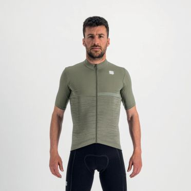 Sportful Giara fietsshirt korte mouw groen heren 