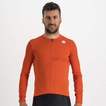 Sportful Matchy fietsshirt lange mouw rood heren 