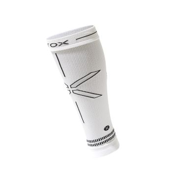 Stox Running Calf sleeves wit/zwart dames 